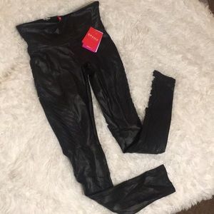 SPANX Moto Faux Leather Leggings - NWT